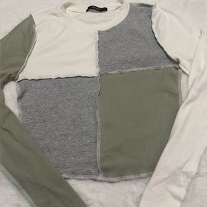 Cropped Long Sleeve 3 Color Shirt cotton from Forever 21 size Small